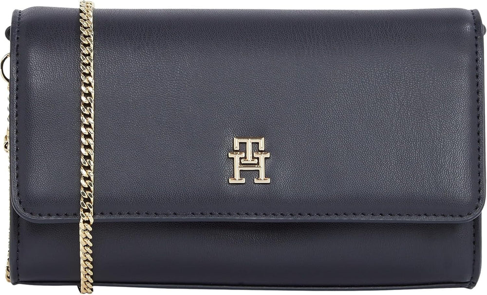 Tommy Hilfiger geantă de umăr Eternity Chain Crossover lanț de umăr Genti Femei Naty Shop Albastru (Space Blue)