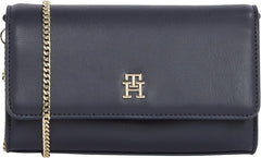 Tommy Hilfiger geantă de umăr Eternity Chain Crossover lanț de umăr Genti Femei Naty Shop Albastru (Space Blue)