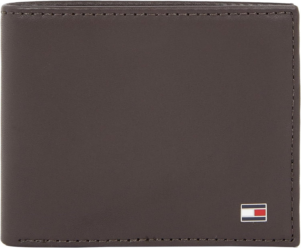 Tommy Hilfiger portofel pentru bărbați Eton Mini Small Portofel Barbati Naty Shop Maro
