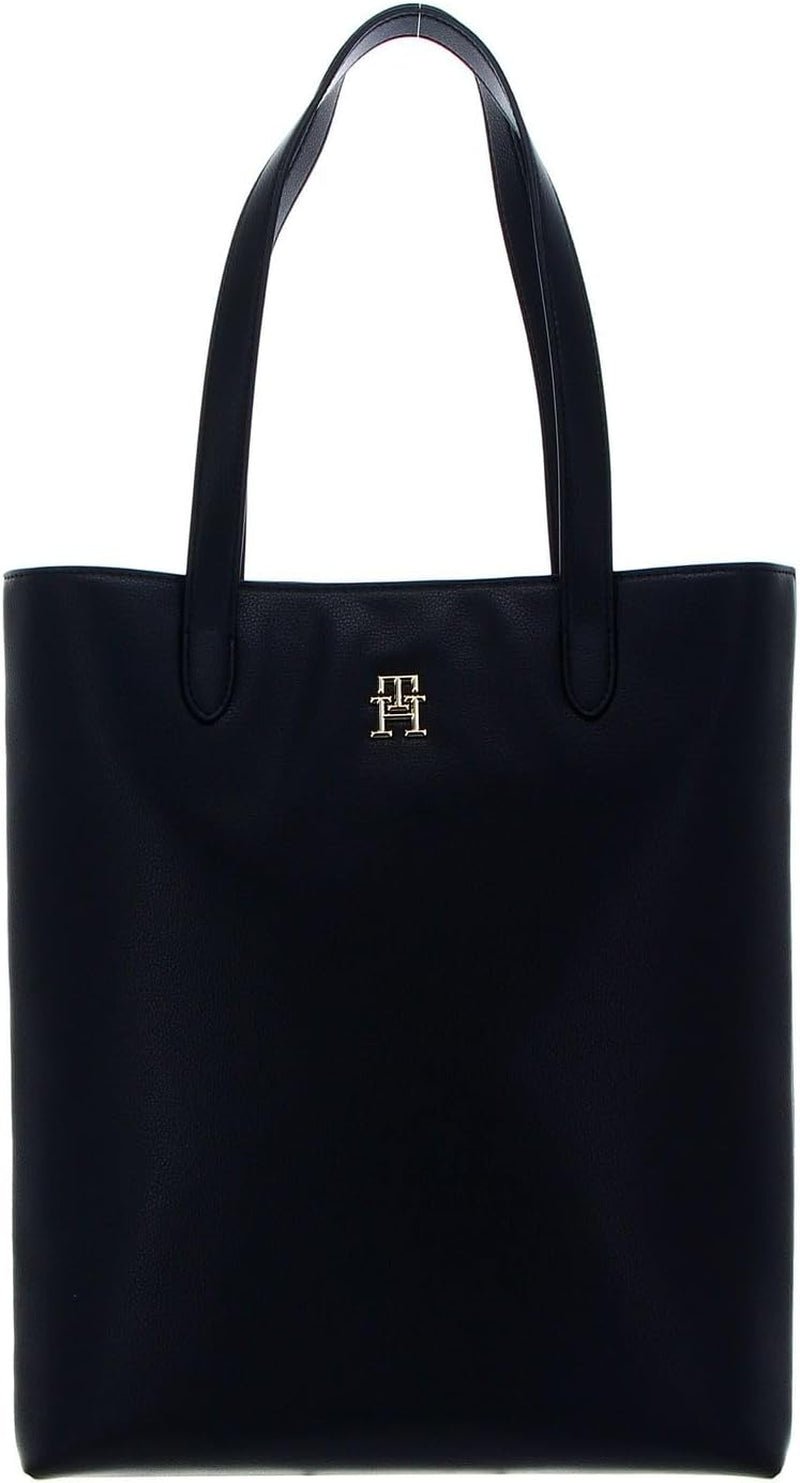 Tommy Hilfiger Th Casual Slim Tote Ns Tote Bag Genti Femei Naty Shop Negru (negru)