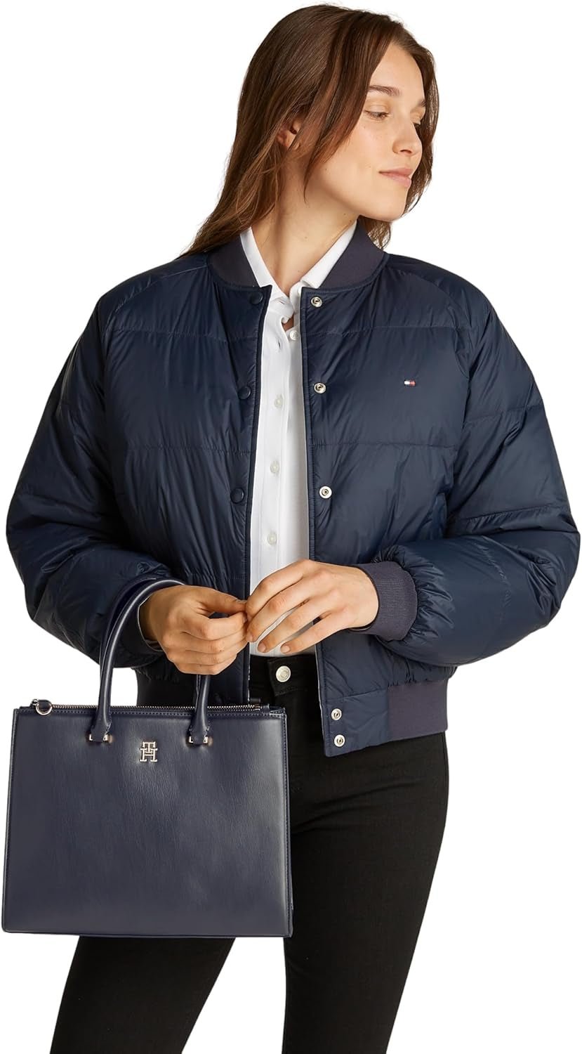 Tommy Hilfiger tote sac Eternity Med sac cu închidere cu fermoar Genti Femei Naty Shop