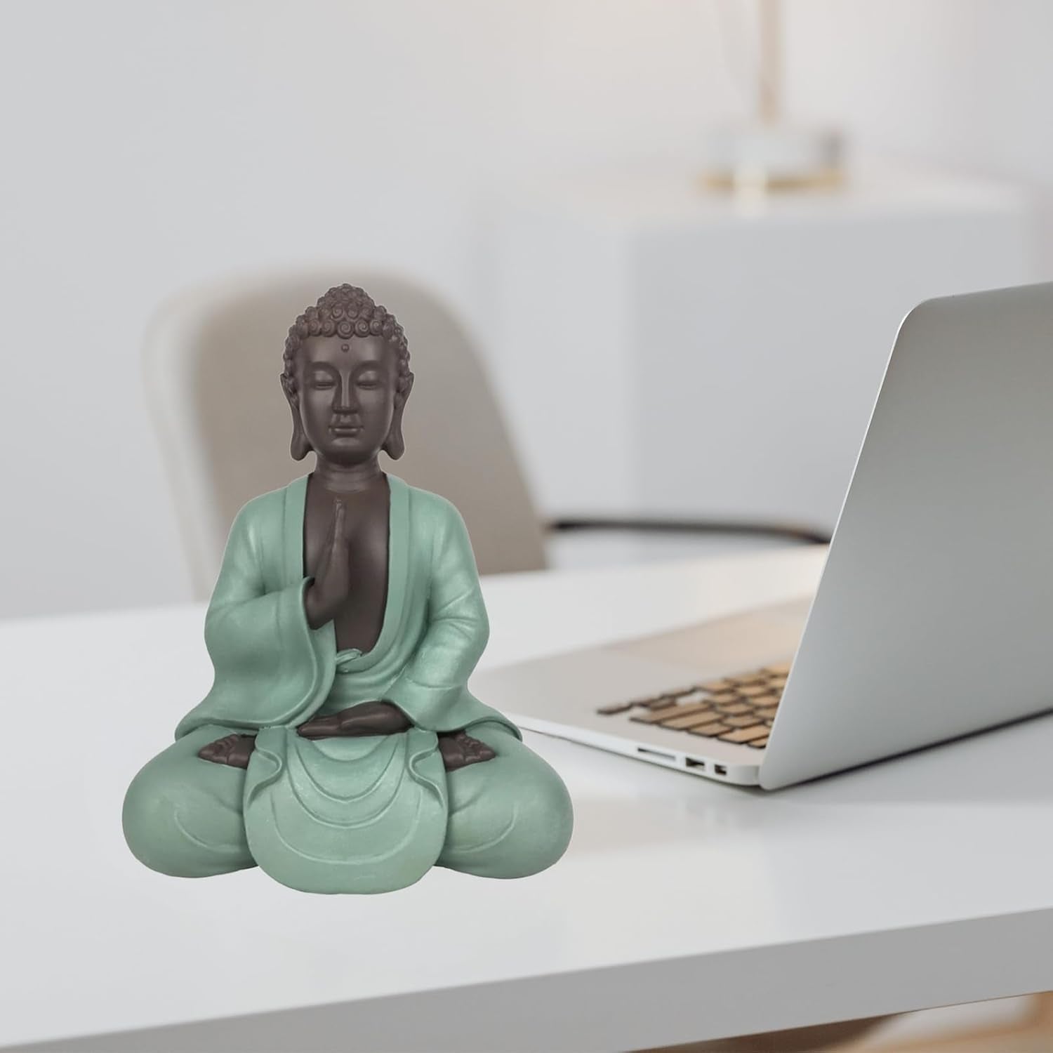 Zen Arôme SBM5 Statuie Zen Bodhi, verde/maro, 20 cm înălțime Statuete si sculpturi Naty Shop