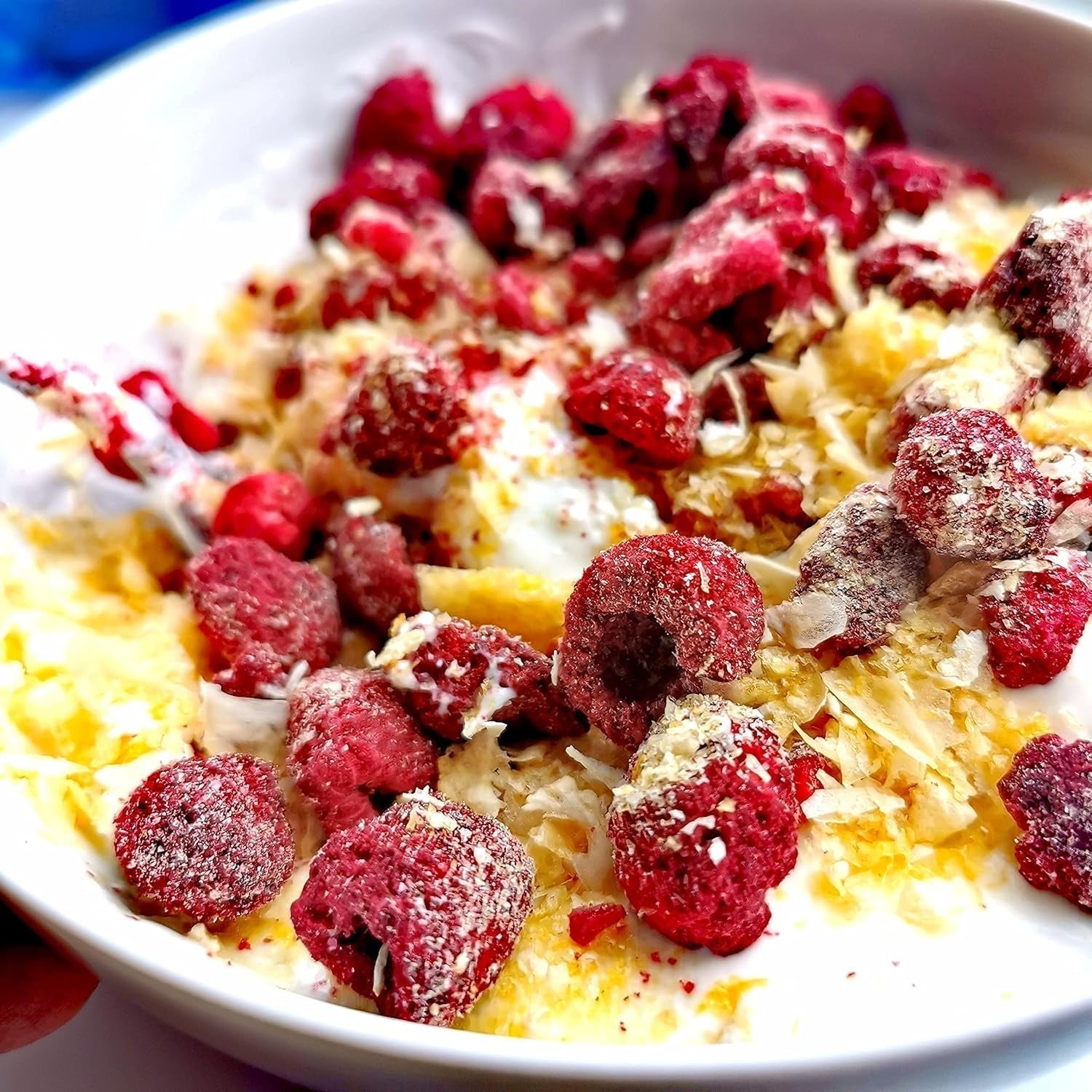 Zmeură liofilizată | fructe liofilizate | fructe liofilizate | fructe liofilizate | zmeură liofilizată | zmeură liofilizată | ZingyZoo (90g) Produse deshidratate Naty Shop